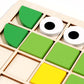 🧩🧠 Készségfejlesztő fa kirakó – Színes 3D állatmintás puzzle, amely játékosan fejleszti a gyerekek finommotorikáját és logikáját 🐾