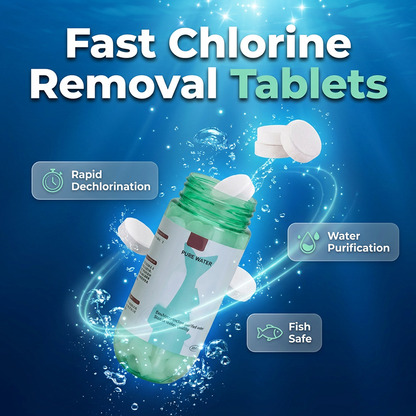 🍃💫 Biztonságos és gyors víztisztító tabletta klór nélkül – eltávolítja az algákat