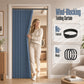 🔥⭐Fúrás nélküli mágneses harmonikás ajtófüggöny