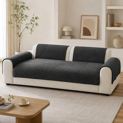 📢Pamutbársonyból készült téli kanapé párna – csúszásgátló, plüss kanapéhuzat, hőmegtartó tulajdonságokkal 🛋️