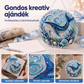 🌊 DIY óceáni gyöngyfestményes fali dísz | 5D-s gyémántkép-készlet
