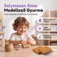 Gyermekeknek szánt elektromos fazekaskorong, DIY agyagkészítő készlet