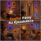 🎃👻🌙 Halloween-téma – színes, világító falmatricák