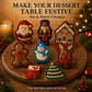 8 ünnepi design – Mikulás, mézeskalács ember, rénszarvas és több – változatos karácsonyi finomságok – Karácsonyi mini pite forma – Utánvéttel! 🎄