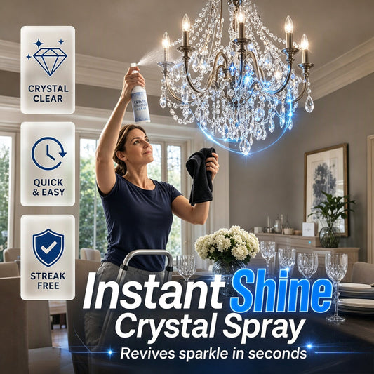 💎✨ Kristály csillár tisztító spray: Csíkmentes fény és kíméletes ápolás 💡🧼
