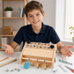 📌 Montessori fa csavarhúzós tábla játék kisgyermekek számára