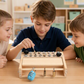 📌 Montessori fa csavarhúzós tábla játék kisgyermekek számára