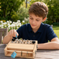 📌 Montessori fa csavarhúzós tábla játék kisgyermekek számára