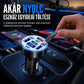 🚗 Gyors autós adapter – 40W, 8 funkció, 4 USB + 4 PD, digitális kijelző 📦