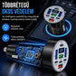🚗 Gyors autós adapter – 40W, 8 funkció, 4 USB + 4 PD, digitális kijelző 📦