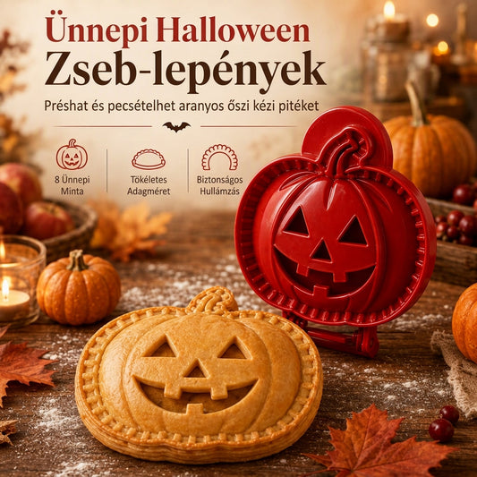 🎃 Halloween mini kézi pite sütőforma – Ünnepi formák, kreatív sütés ✨