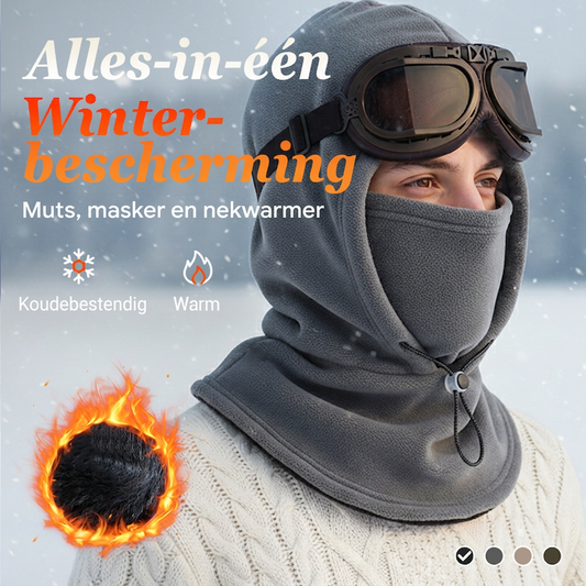 ❄️Hőálló balaclava arcmaszk húzózsinórral