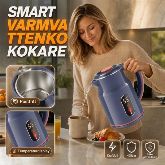 ☕️♨️Elektromos vízforraló intelligens hőmérséklet-szabályozással; fenntartja a kívánt hőmérsékletet💧