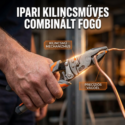 🔧 Ipari racsnis villanyszerelő-fogó – Többfunkciós huzalhúzó és huzalvágó elektromos munkákhoz és otthoni javításokhoz✨