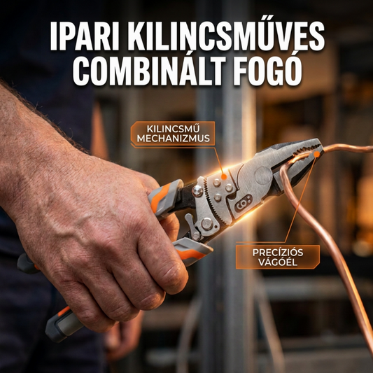 🔧 Ipari racsnis villanyszerelő-fogó – Többfunkciós huzalhúzó és huzalvágó elektromos munkákhoz és otthoni javításokhoz✨